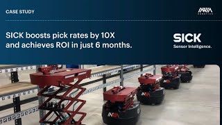 How SICK Achieved 10X Pick Rates with inVia’s Robotic Warehouse Automation | Case Study