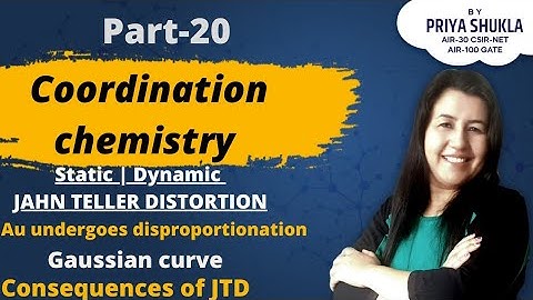 Static Jahn Teller Distortion |Dynamic Jahn Teller Distortion| Gaussian curve |Consequences of JTD