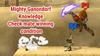 Mighty Ganondorf Knowledge - Check mate winning condition