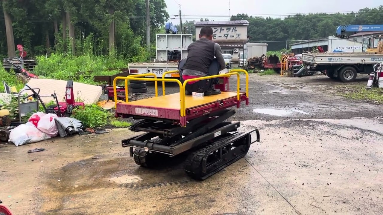 高所作業車 SHL-310-D  燃料ガソリン★中古 動作確認済み 中古高所作業車佐藤製作所SHL－3M－D商品詳細【中古農機具販売 UMM】
