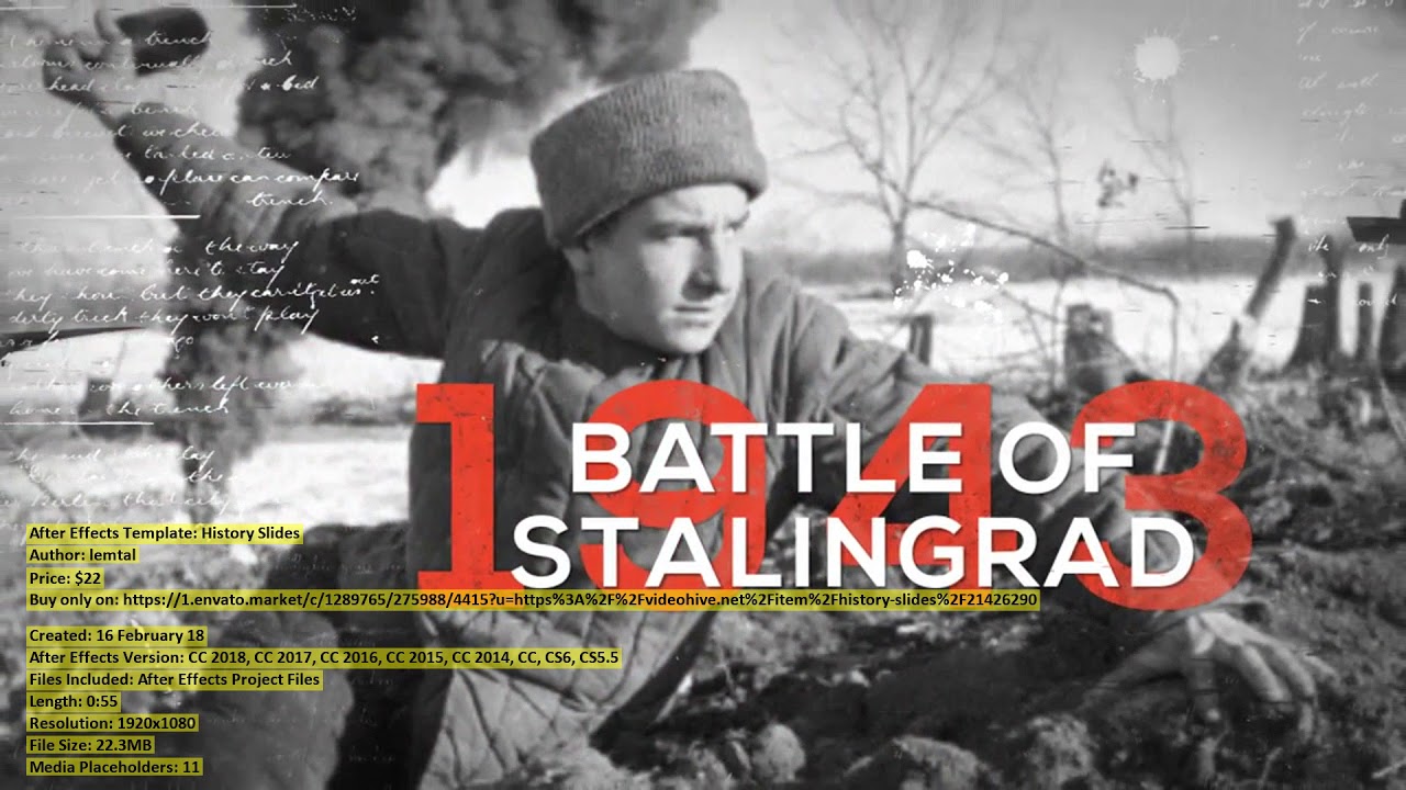 History Slides | After Effects Template | VideoHive 21426290 