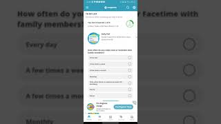 Swagbucks daily poll April 9th