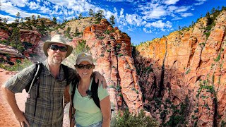 HIKING UTAH - THE WEST RIM TRAIL at ZION NATIONAL PARK BEYOND ANGEL'S LANDING by Tim & Shannon Living The Dream 1,122 views 9 months ago 17 minutes