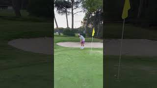 Guy Dunking Golf Balls Straight into the Hole