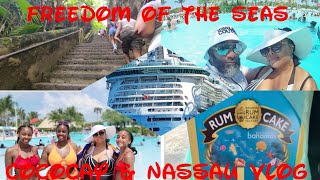 Royal Caribbean Cruise Freedom of the Seas Cococay Nassau Travel Vlog by Party of 8 805 views 10 months ago 23 minutes