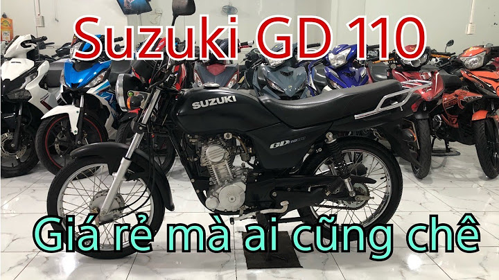 Đánh giá xe máy suzuki gd110