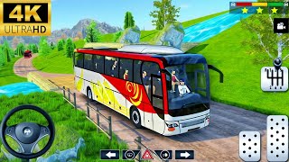 Death Road Coach Bus Simulator 2023 - Offroad Bus Driving Highway Uphill - Android GamePlay screenshot 3