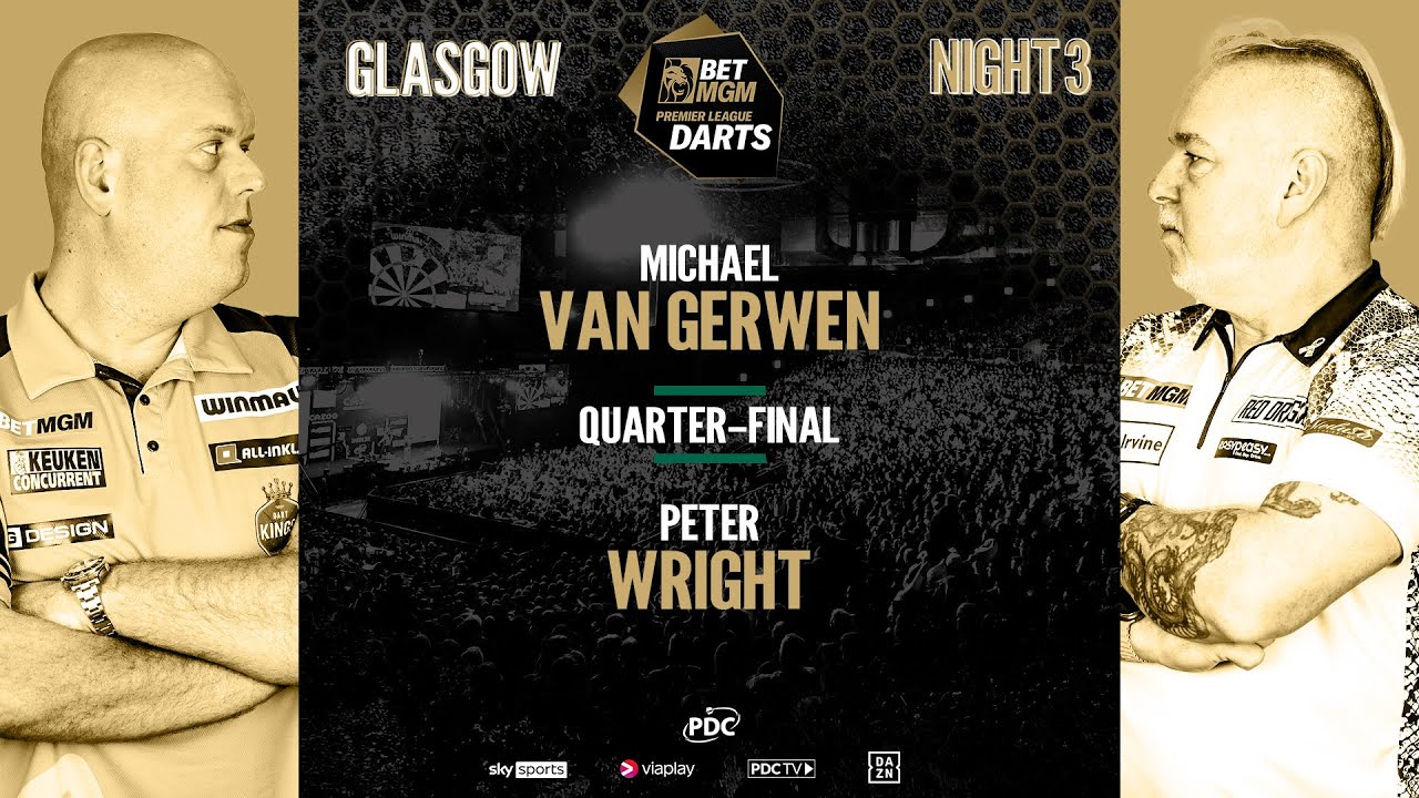 PDC Darts Premier League 2024 - Night 3 - 2024 02 15 - Michael van Gerwen vs Peter Wright HUN