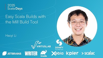 Li Haoyi: Easy Scala Builds with the Mill Build Tool [Scala Days 2025]