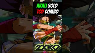 Akali Solo TOD Combo 🥷💨 #2xko #akali #2xkoakali