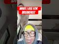 WHAT I ATE FOR BREAKFAST ON MY WEIGHT LOSS JOURNEY #weightlosssuccess