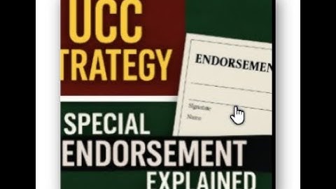 Special Endorsement Without Recourse: What It Means; How to Use It