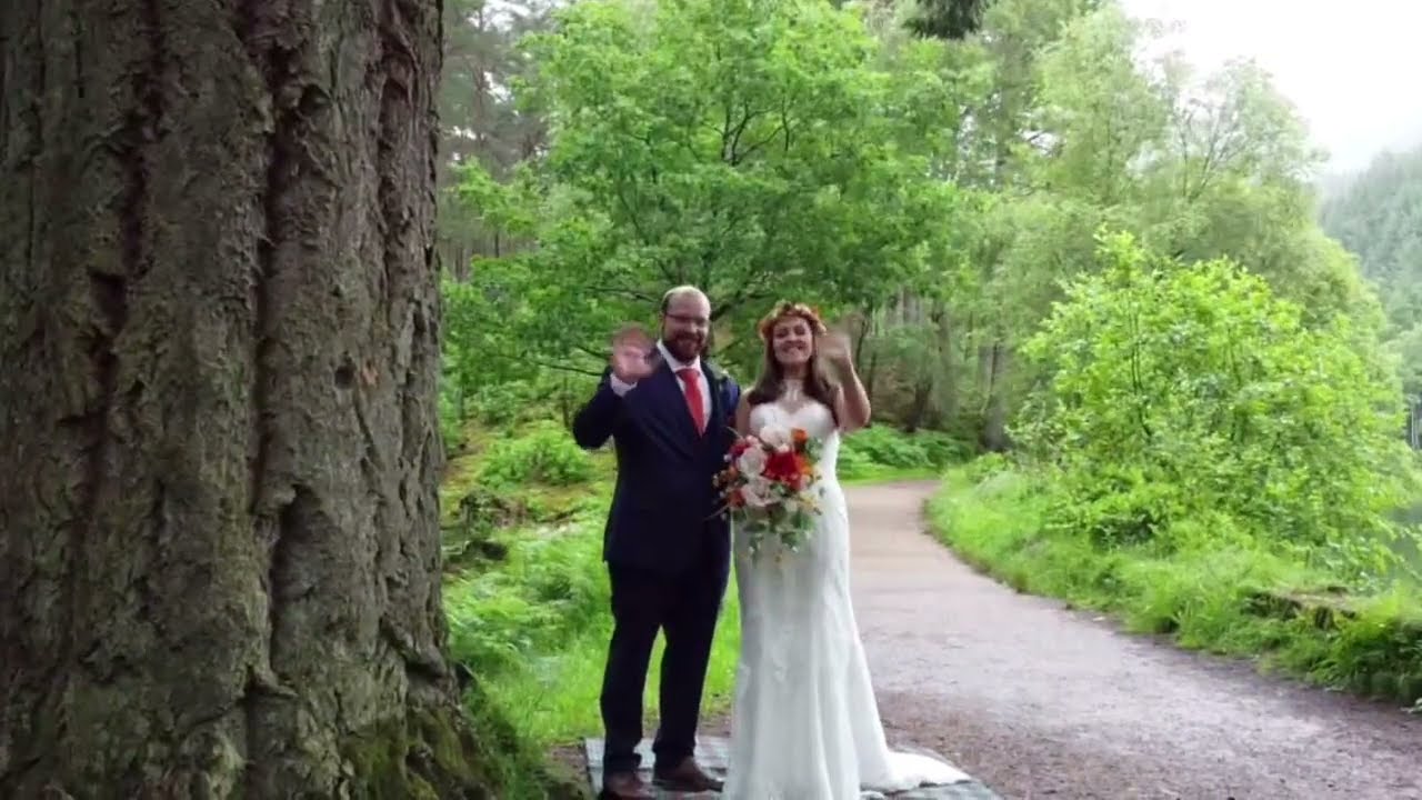 A look at the Glencoe Lochan in Scotland where Beth & Josh had their elopement in July 2022.