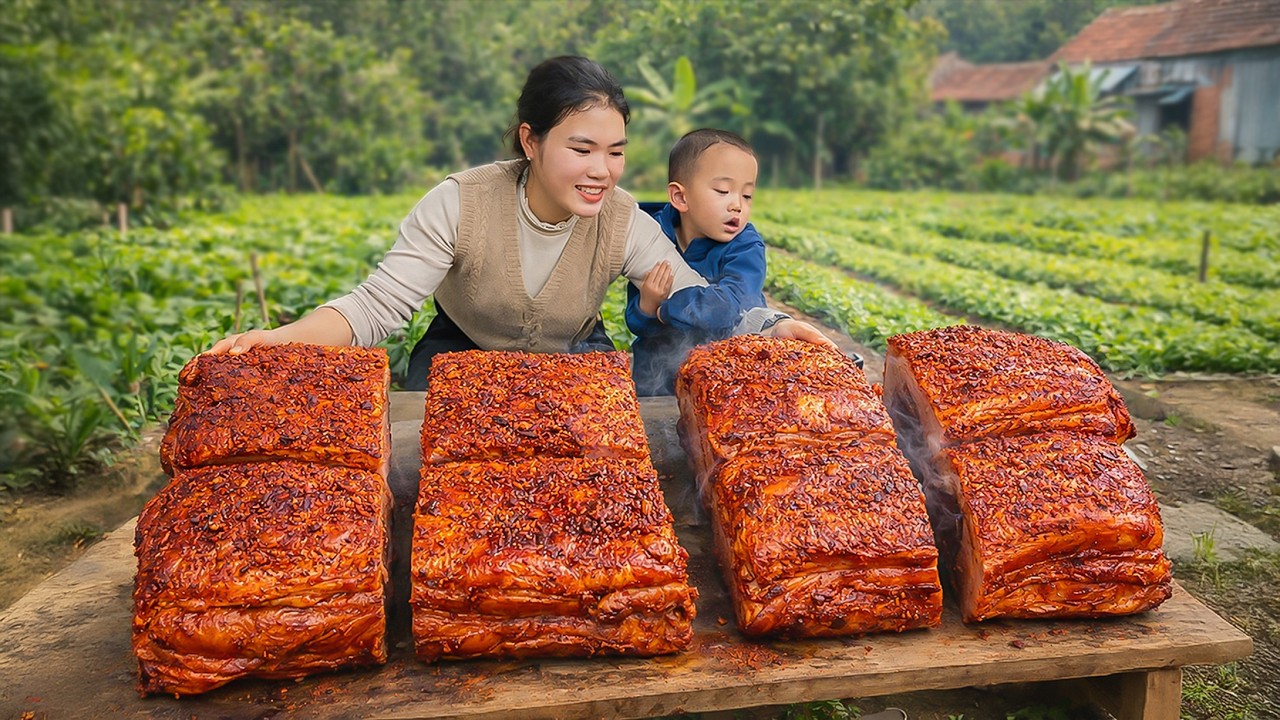 Smoked Pork Seasoning Recipe Thuy has always Kept Secret | Traditional Rural Dishes | Daily Life