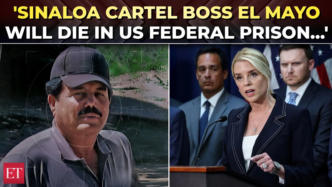 ‘He’ll die in US prison’: Pam Bondi unveils charges against former Mexican drug kingpin ‘El Mayo’