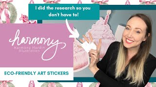 SUSTAINABLE STICKERS: what to look for & where to find them