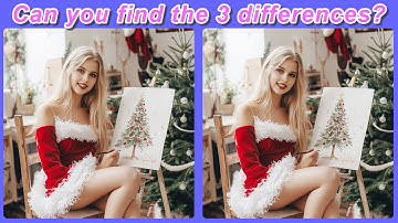 Zoek de verschillen spel Vol.2577 Lucia Uitgelicht [Vind de verschillen 4K]