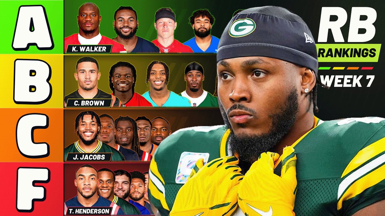 Ranking Every Week 7 Running Back as a Sit or Start