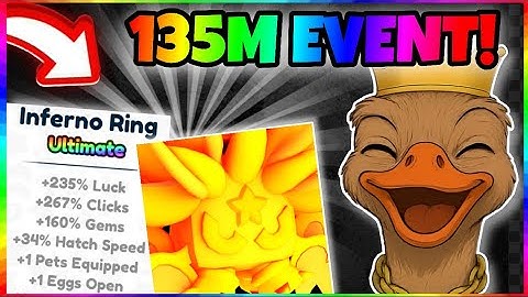🎉 I HATCHED SOME INSANE NEW 135M EVENT PETS in REBIRTH CHAMPIONS ULTIMATE (ROBLOX)