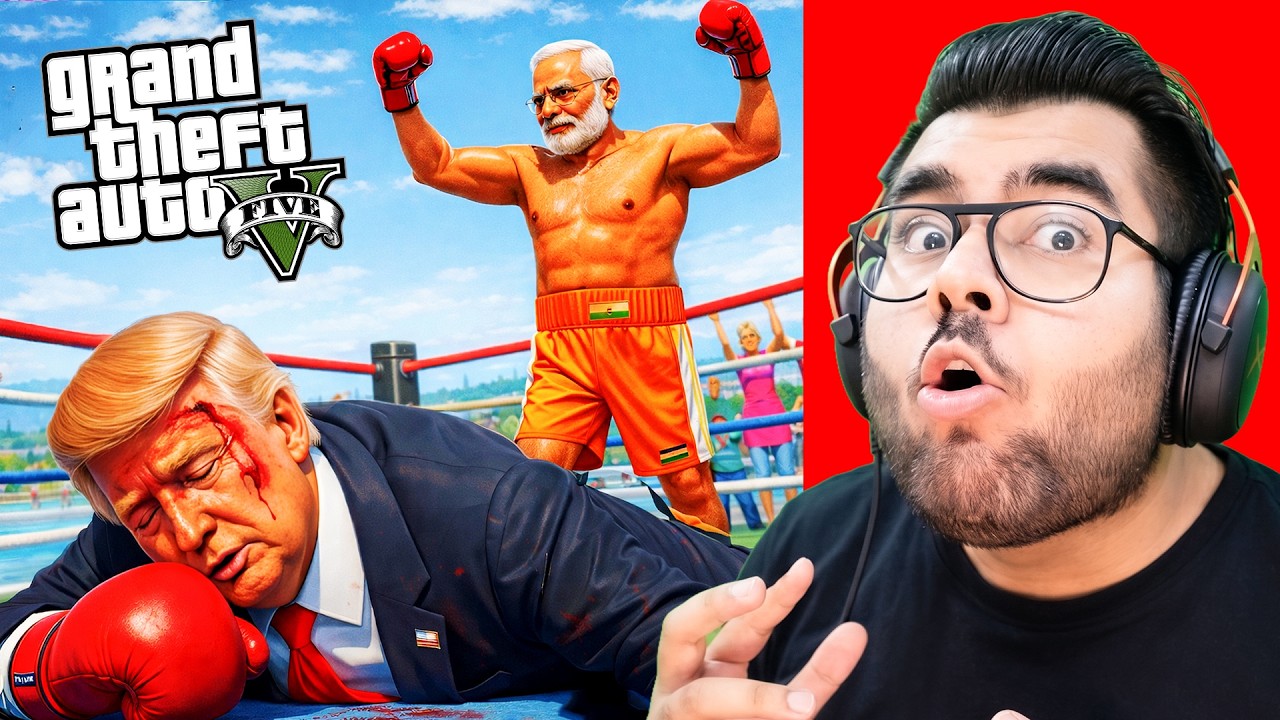 😂 Modi Ji vs Trump Boxing Match in GTA 5 😂| Funny Moments | Hitesh KS