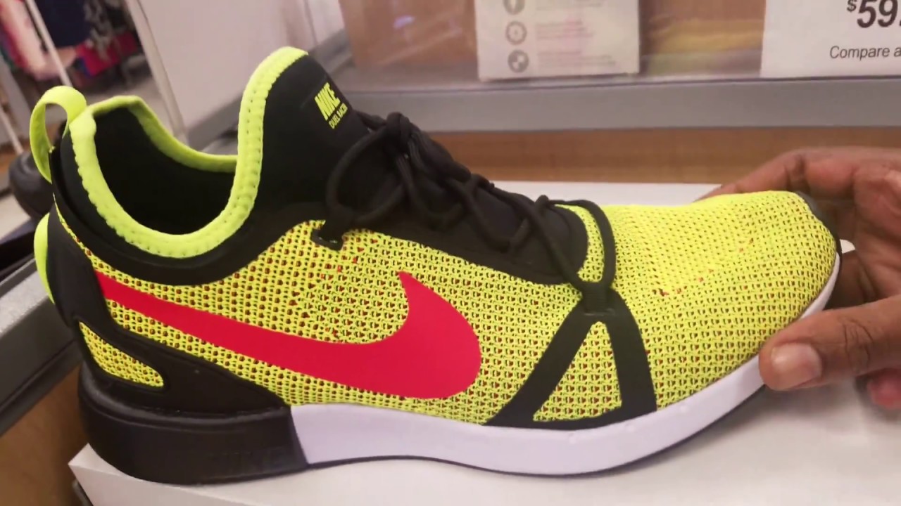 nike duel racer on feet