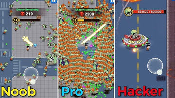 Noob vs Pro vs Hacker || Undead City || iOS/Android