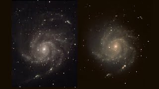 M101 Live Stack Before and After SuperNova 2023ixf Appearance.