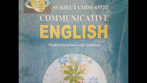 Communicative English (65722) & (69926) (69937) L 03