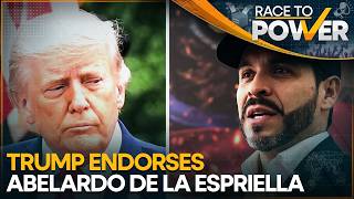 Trump Endorses Colombias Rightwing Hopeful Abelardo De La Espriella  Race To Power