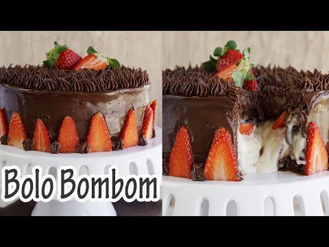 BOLO BOMBOM de Morango e Leite Ninho I Receitas e Temperos