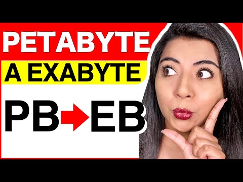 CONVERTIR de PETABYTES a EXABYTES (EJEMPLOS y EXPLICACIÓN COMPLETA)