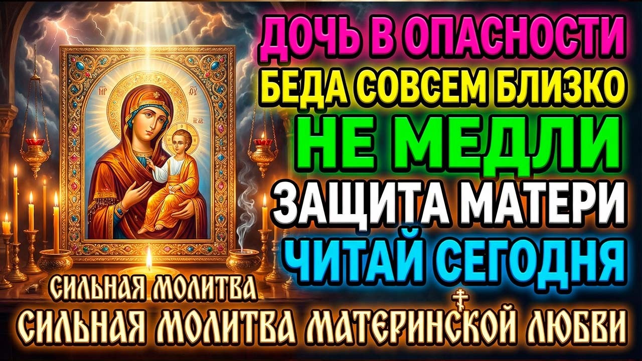 3 марта ДОЧЬ В СМЕРТЕЛЬНОЙ ОПАСНОСТИ – МАТЕРИНСКАЯ МОЛИТВА СПАСЁТ В ПОСЛЕДНИЙ МИГ!