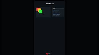 ZIndex #coding #frontendcourse #frontenddevelopment #css #css3 #html #html5 #csshorts #csshtml