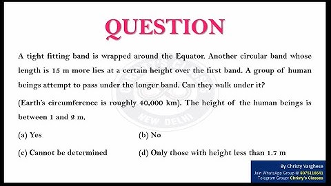 A question on Circumference | CSIR-NET JUNE 2017 | General Aptitude | July Mary Mathew