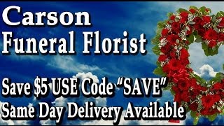 Carson CA Funeral Flowers | Save $5 Use Code "SAVE" | Sympathy Flowers in Carson, CA