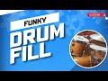 Funky drum fill  drum lesson