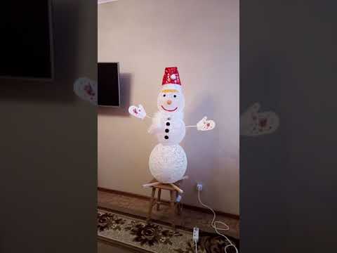 Video: DIY: DIY sniegavīrs Jaunajam gadam 2019