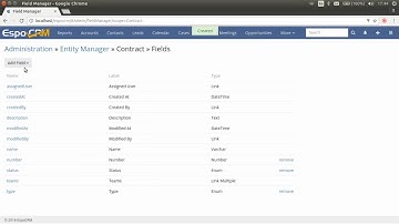 Entity Manager in EspoCRM | How to customize your CRM and make dynamic forms