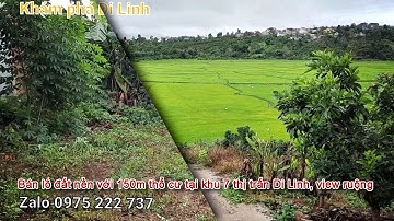 Đất nền Di Linh, Bán đất thổ cư thị trấn với đường rộng, gần quốc lộ 20, view ruộng đẹp nhất ngây.