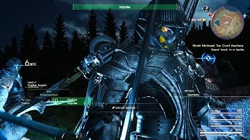 FINAL FANTASY XV - Night Combat on PS5 60fps HDR