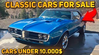 20 Unbelievable Classic Cars Under $10,000 Available on Facebook Marketplace! Good Condition!