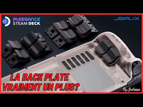 STEAM DECK: Coque JSAUX BACK PLATE thermique