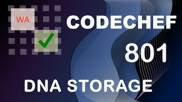 DNA Storage - Rating 801 -  CodeChef Problem Editorial - Hindi | English