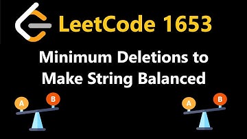 Minimum Deletions to Make String Balanced - Leetcode 1653 - Python