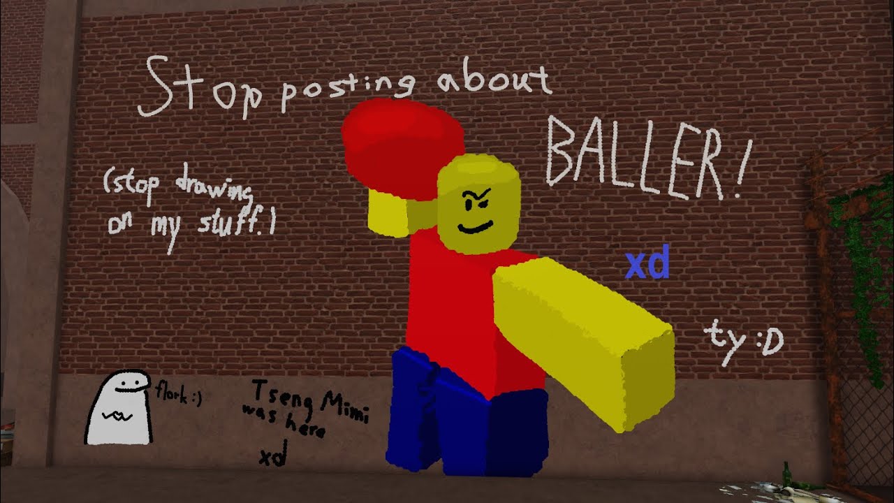 My drawing of Baller - Roblox