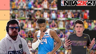 REACTING TO DBG RANKING THE BEST SG IN NBA 2K21 MyTEAM (Tier List)