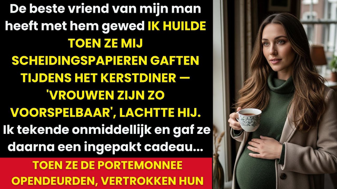 Ik stond in de hal met een dienblad glühwein in mijn handen, vijf dagen voor kerst, toen ik Bram tegen zijn beste vriend hoorde zeggen: "Tuurlijk wel, vrouwen zijn voorspelbaar. Ze storten altijd...