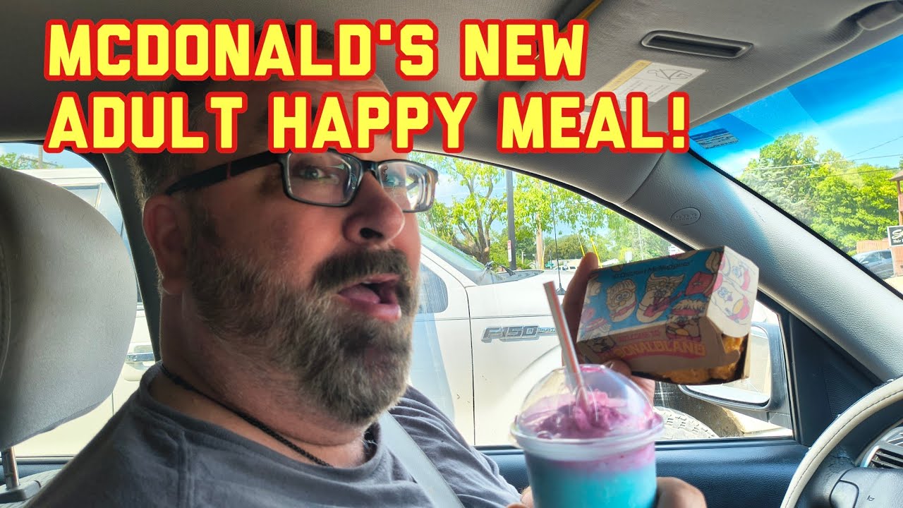 McDonald's New Adult Happy Meal! @McDonalds #stateofkansass #happymeal McDonald's New Adult Happy Meal! @McDonalds #stateofkansass #happymeal