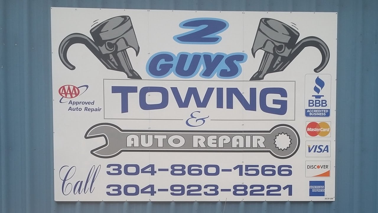 affordable towing beckley wv (304) 8601566 2 Guys Towing & Auto
