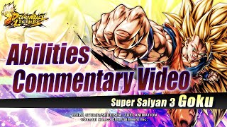 DRAGON BALL LEGENDS LL Super Saiyan 3 Goku Abilities Commentary Video